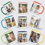 Personalised Custom Picture Mug Custom 1–10 Images Rectangles Style Design Any Photo & Text Personalised Gift Idea