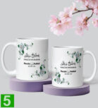 Personalised Islamic Couples Gift Mug Nikkah Anniversary Wedding Half His Deen - Image 6