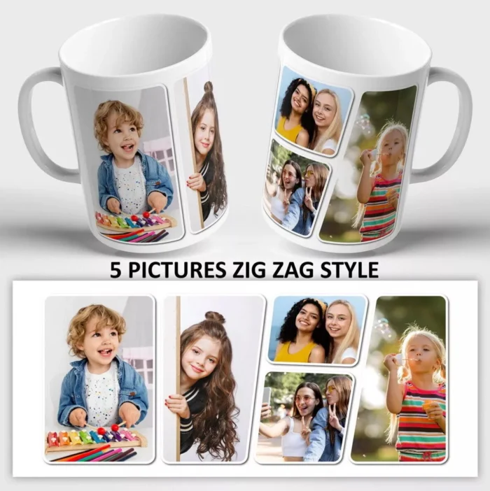 Personalised Custom Mug Gift 1 - 10 Pictures Text Cup Coffee Tea Present Photos - Image 6