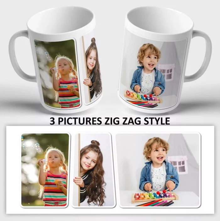 Personalised Custom Mug Gift 1 - 10 Pictures Text Cup Coffee Tea Present Photos - Image 4