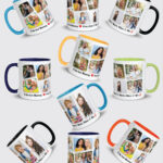 Personalised Custom Mug Gift 1 - 10 Pictures Text Cup Coffee Tea Present Photos