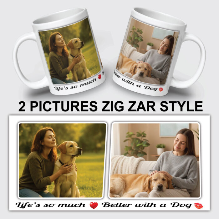 Custom Personalised Mug 11oz Text Pictures Cup Gift Dog Lover Idea Any Occasion - Image 3