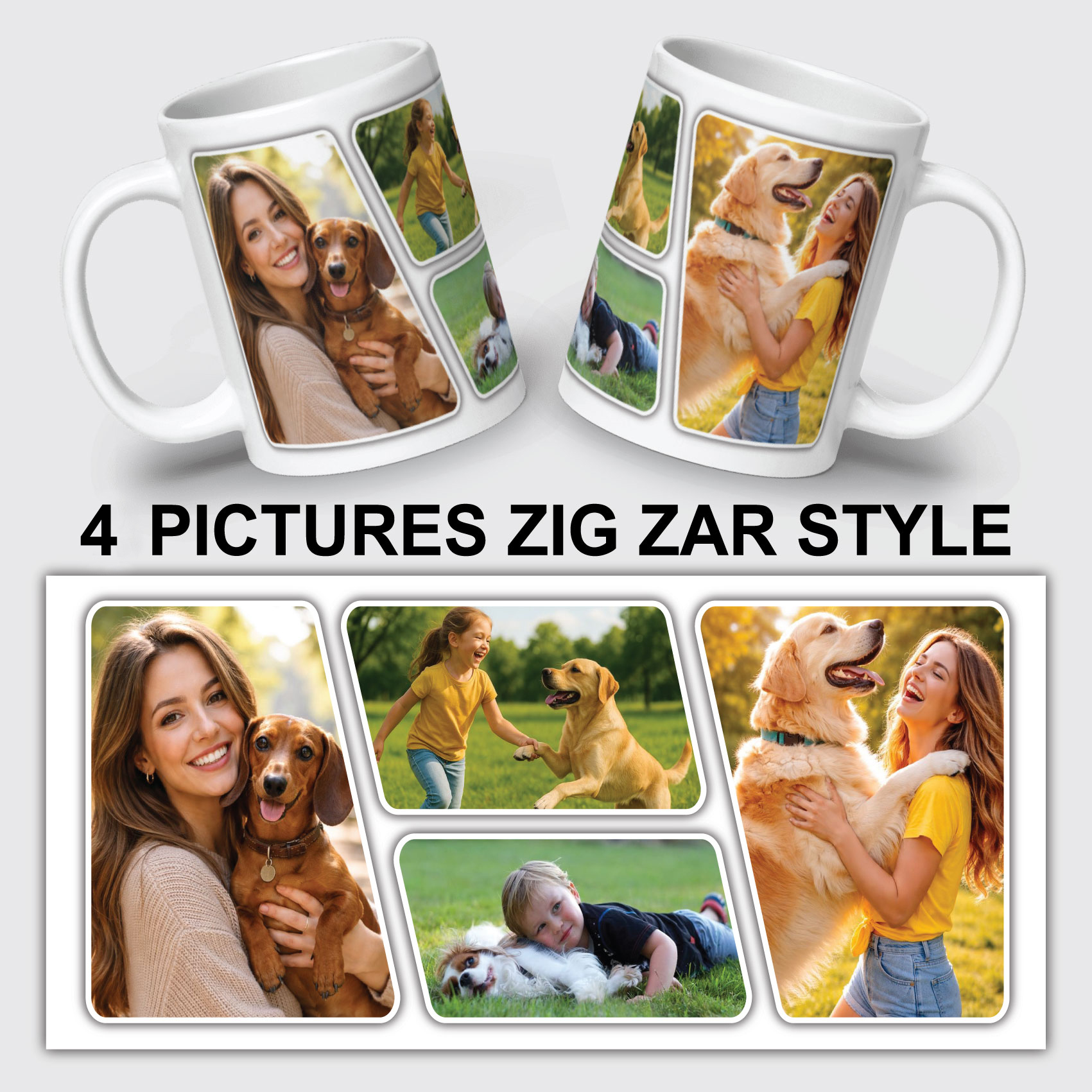 4 (1) Custom Personalised Mug 11oz Text Pictures Cup Gift Dog Lover Idea Any Occasion - Image 1