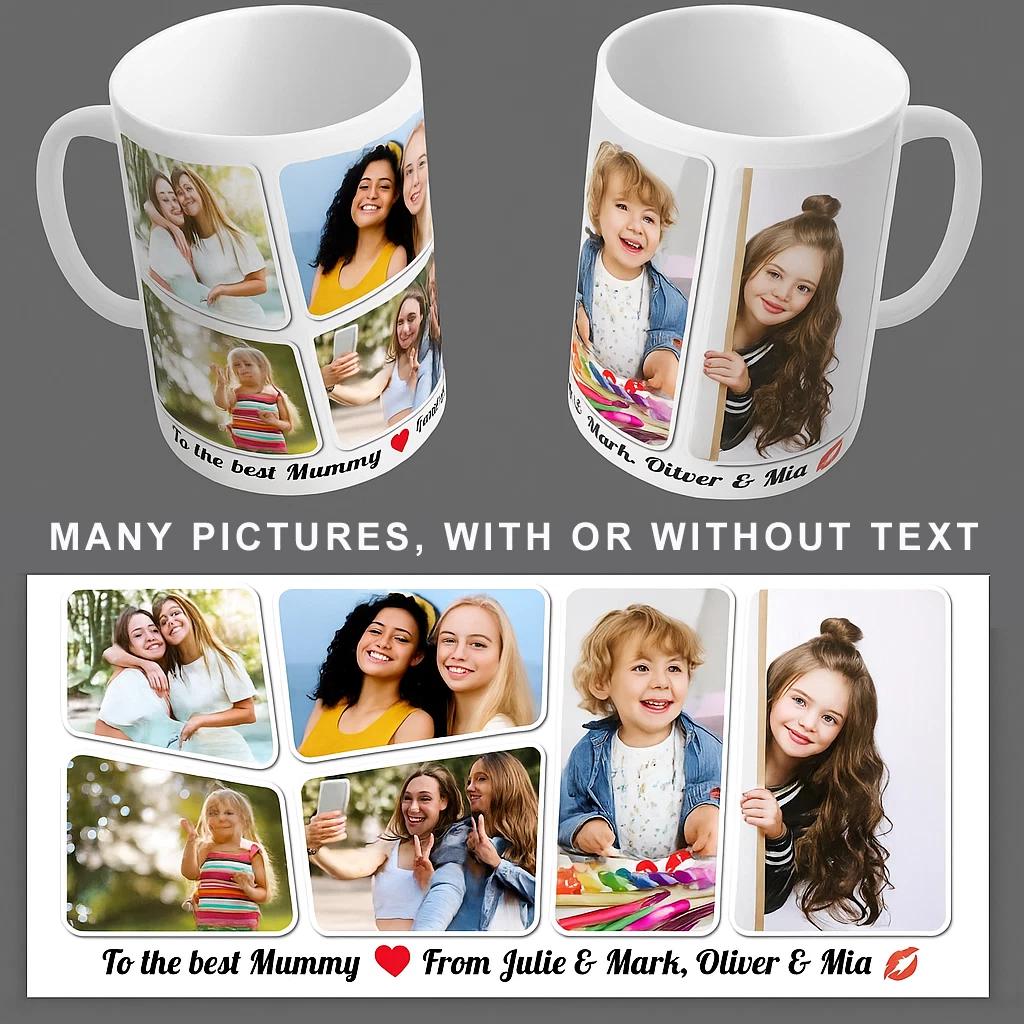 s-l1600-6.webp Custom Personalised Mug 11oz 1-10 Picture Cup Gift Any Occasion Text Logo Design - Image 1