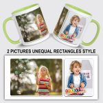 Personalised Custom Picture Mug Custom 1–10 Images Rectangles Style Design Any Photo & Text Personalised Gift Idea - Image 3