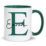Personalised Initial Name Colour Mug Custom Coffee Tea Cup Gift for Him Her - Image 5