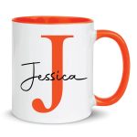Personalised Initial Name Colour Mug Custom Coffee Tea Cup Gift for Him Her - Image 8