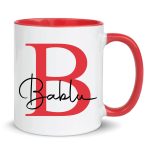 Personalised Initial Name Colour Mug Custom Coffee Tea Cup Gift for Him Her - Image 9