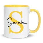 Personalised Initial Name Colour Mug Custom Coffee Tea Cup Gift for Him Her - Image 11