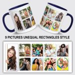 Personalised Custom Picture Mug Custom 1–10 Images Rectangles Style Design Any Photo & Text Personalised Gift Idea - Image 10