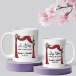 Personalised Islamic Couples Gift Mug Nikkah Anniversary Wedding Half His Deen - Image 2