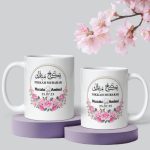 Personalised Islamic Couples Gift Mug Nikkah Anniversary Wedding Half His Deen - Image 13