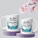 Personalised Islamic Couples Gift Mug Nikkah Anniversary Wedding Half His Deen - Image 3