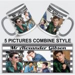 Personalised Mug, Coloured Inner and Handle Mug Stylish Initial with Name, Gift for Birthday - Image 12