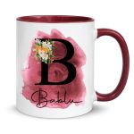 Personalised Custom Mug Stylish Initial with Name Unique Gift Idea - Image 6