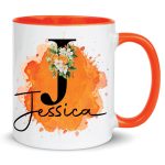 Personalised Custom Mug Stylish Initial with Name Unique Gift Idea - Image 7