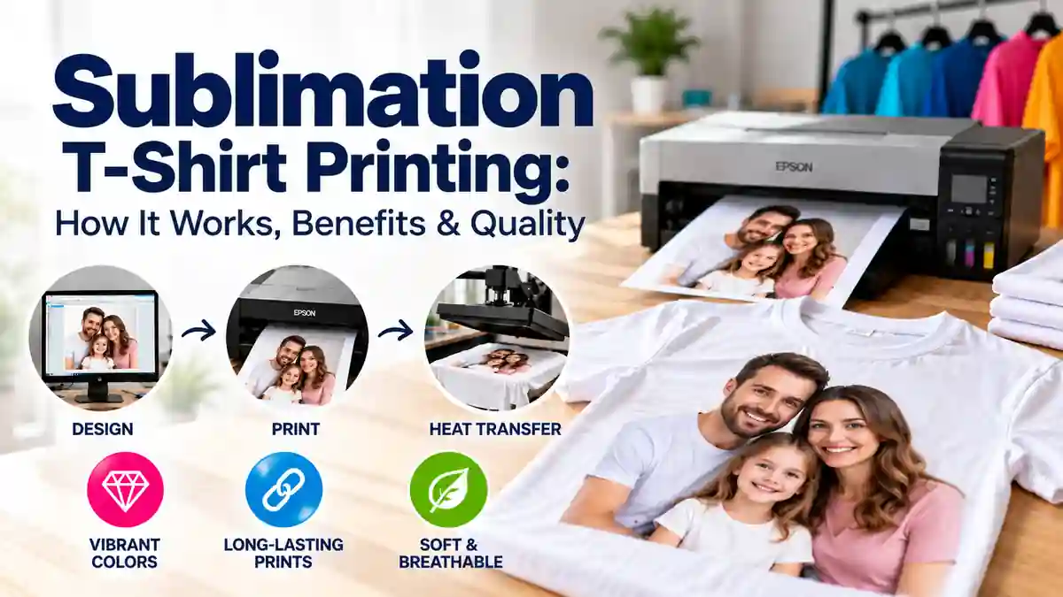 Sublimation T-shirt printing guide for custom printed T-shirts