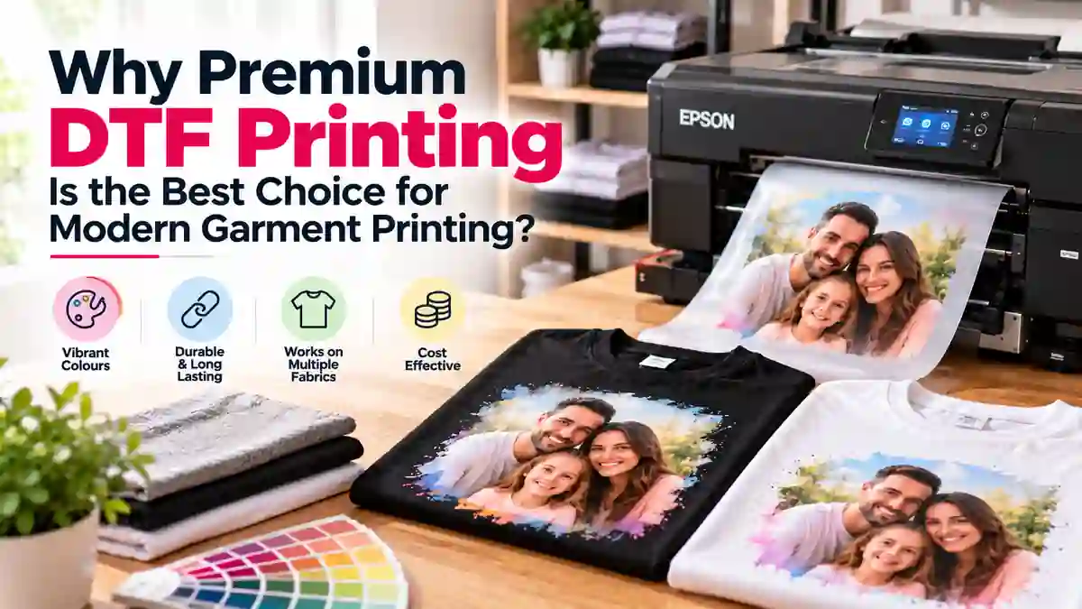 DTF printing for custom printed T-shirts