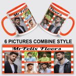 Personalised Mug, Coloured Inner and Handle Mug Stylish Initial with Name, Gift for Birthday - Image 7