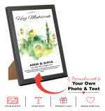 Personalised Photo Frame with Any Photo Pictures Text Logo For Hajj