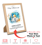 Personalised Photo Frame with Any Photo Pictures Text Logo For Hajj