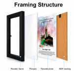 Personalised Photo Frame with Any Photo Pictures Text Logo For Hajj