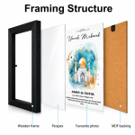 Personalised Photo Frame with Any Photo Pictures Text Logo For Umrah