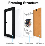 Personalised Photo Frame with Any Photo Pictures Text Logo For Graduation