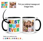 Personalised mug designed for couples