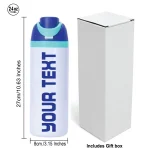 Custom water bottle designed for fitness activities